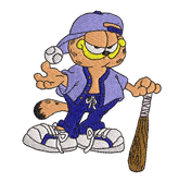 Garfield 62 - Embroidery Design - FineryEmbroidery